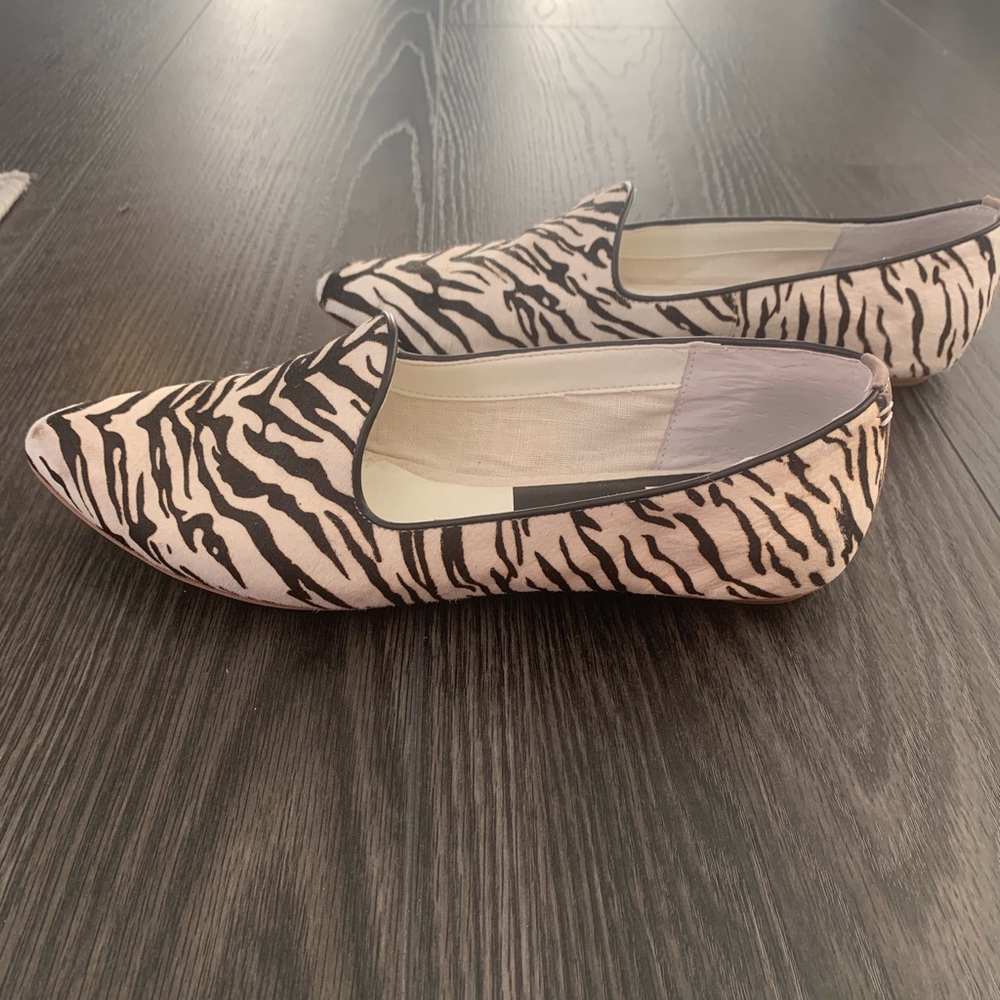 Dolce Vita zebra print loafers